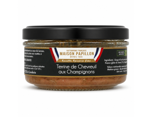Terrine de chevreuil aux champignons