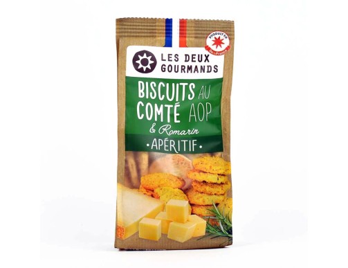 Biscuits apero Comté AOP et romarin