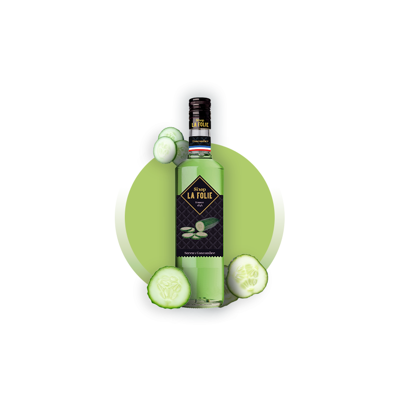 Sirop cocktail Concombre La Folie 0.0%