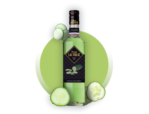 Sirop cocktail Concombre La Folie 0.0%