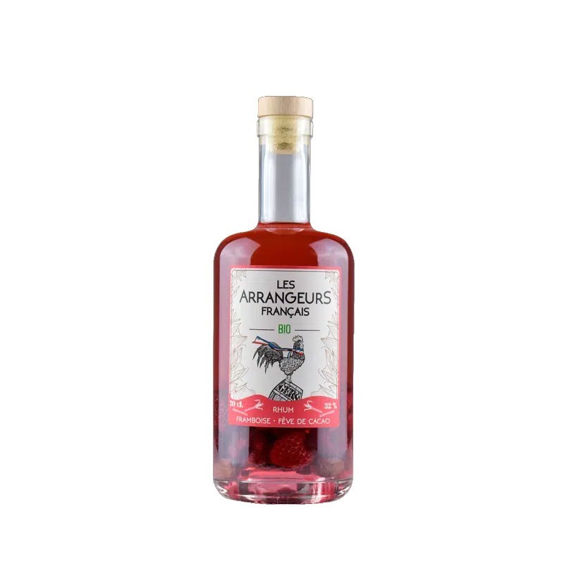 Rhum arrangé Bio Framboise Fève de cacao