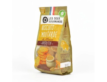 Biscuits apéro à la moutarde de Meaux