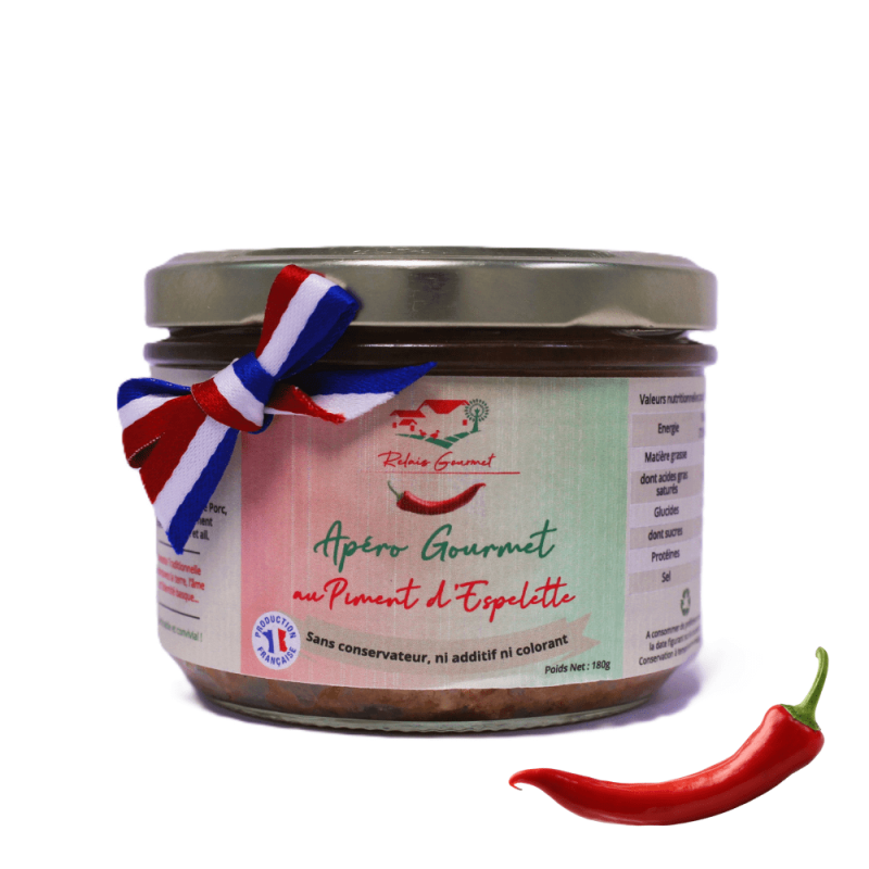 Tartinable apéro gourmet au piment d'Espelette Tartinable apéro gourmet au piment d'Espelette