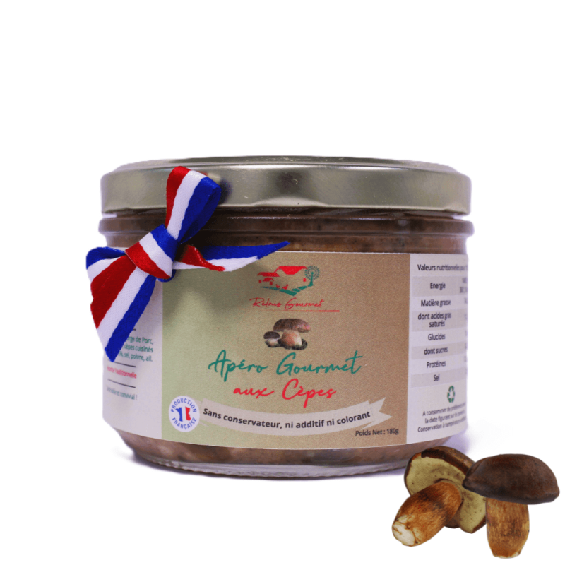 Tartinable apéro gourmet aux cèpes