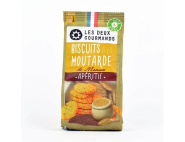 Biscuits apéro à la moutarde de Meaux
