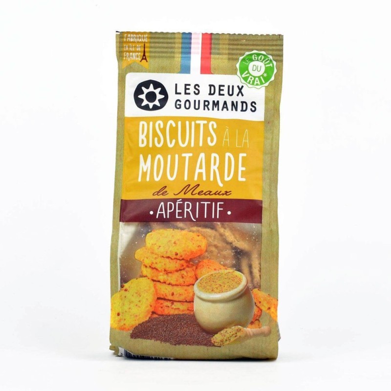 Biscuits apéro à la moutarde de Meaux Biscuits apéro à la moutarde de Meaux