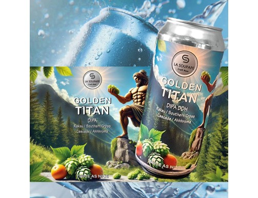 Bière Double IPA DDH Golden Titan
