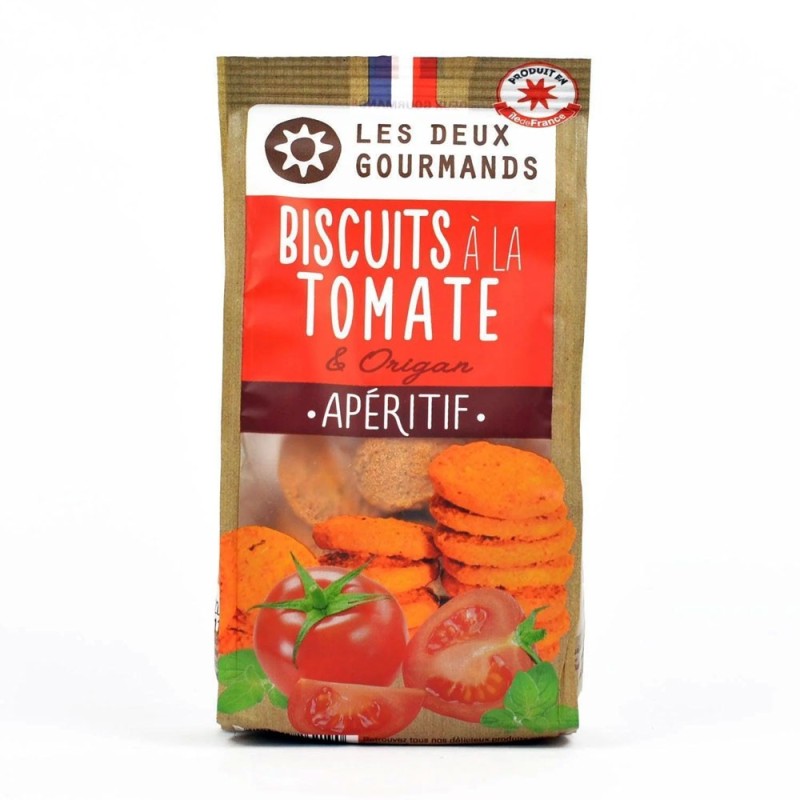Biscuits apéro tomate et origan