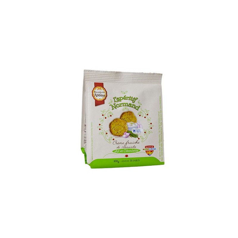 Biscuits apéro ail et ciboulette