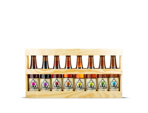 Coffret bières Les 3 Loups 8 bouteilles