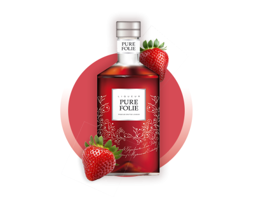 Liqueur Pure Folie Fraise