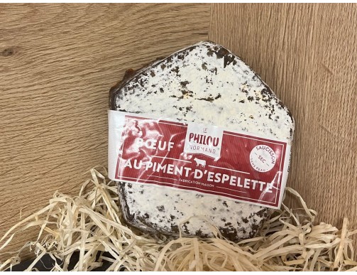 Saucisson au boeuf piment d'Espelette